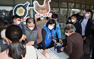 云林蛋农义卖二万颗鸡蛋  所得全数捐社福机构
