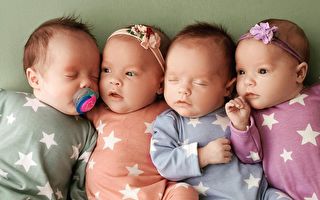 七十萬分之一概率 喬州媽媽自然懷上四胞胎