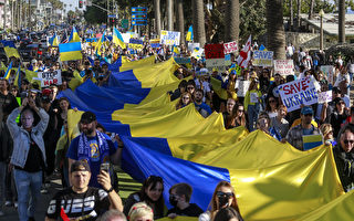 洛杉磯舉行更多聲援烏克蘭活動
