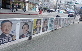 韓國大選進入倒計時 兩強候選人難分伯仲