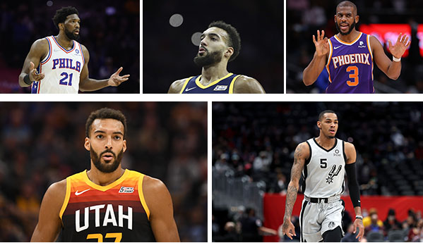 组图：NBA2021-2022赛季五大数据领先者