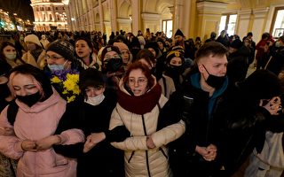 俄數十城市掀反戰示威 警方逮捕3500人