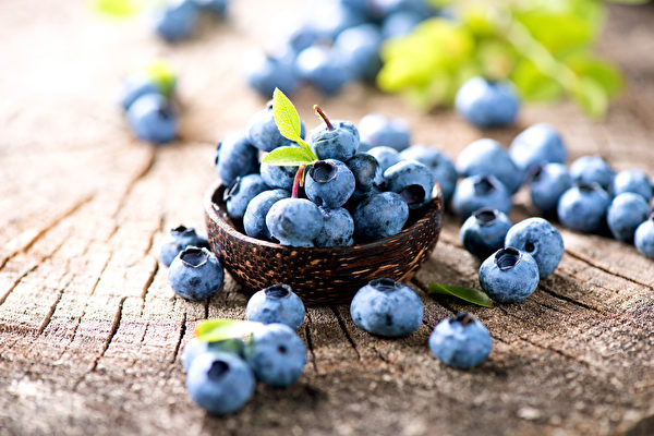 蓝莓富含花青素，是一种强大的抗氧化营养素。(Shutterstock)
