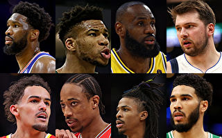 組圖：NBA 2021-2022賽季場均得分排前八球員
