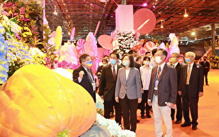 台湾国际兰展开幕 蔡英文：看到台湾农业实力