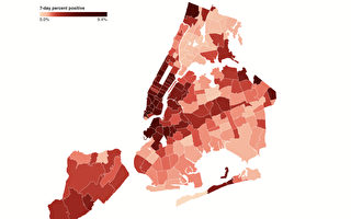 纽约市疫情微幅上升 曼哈顿居首