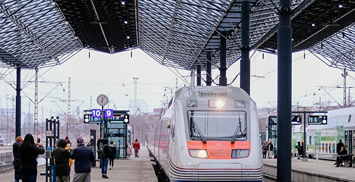 组图：制裁生效 芬兰关闭与俄罗斯间列车