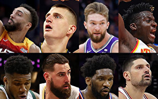 組圖：NBA 2021-2022賽季場均籃板排前八球員