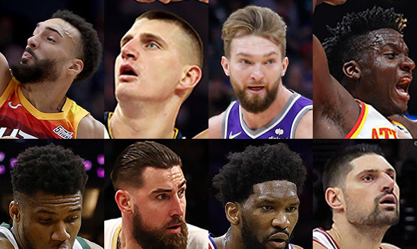 组图：NBA 2021-2022赛季场均篮板排前八球员
