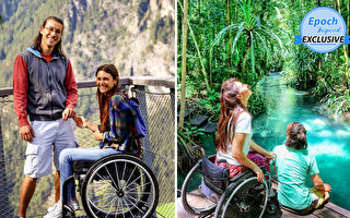 遇车祸瘫痪 意国女子找到真爱一起环游世界