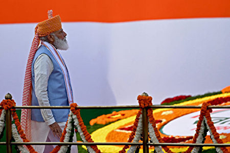 印度总理莫迪（Narendra Modi）在独立日庆祝活动上发表演说，他指中共的“扩张主义”是印度的重大挑战。