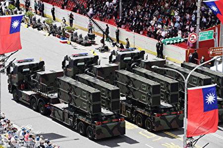 台湾与印度在军事安全上可有多点间接合作。图为天弓三型飞弹发射车。