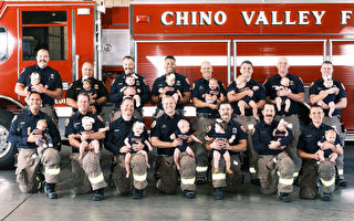 加州消防局喜迎婴儿潮 一年内15人荣升父亲