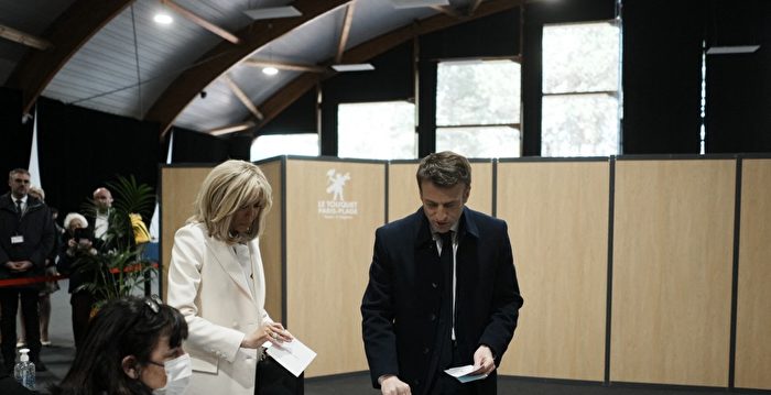法国总统大选首轮投票 马克龙面临极大挑战