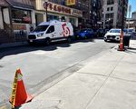 華埠涉槍撞車案 兩警員受傷