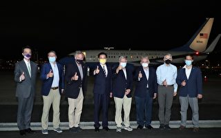 6名美跨党派参众议员 搭空军专机抵台访问