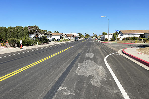 圣地亚哥单道双行路段被重新画回双车道