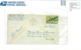 意外收到1946年寄的信 美国男子设法归还