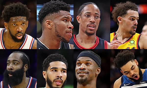 组图：NBA2021-2022赛季罚球数排前八球员