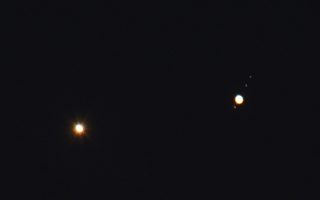 金星和木星將合相 夜空中兩行星幾乎相撞