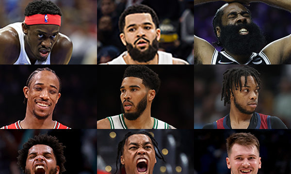 组图：NBA 2021-2022赛季场均时间前九球员