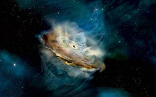 研究首次观测到超级黑洞刚翻转了磁场