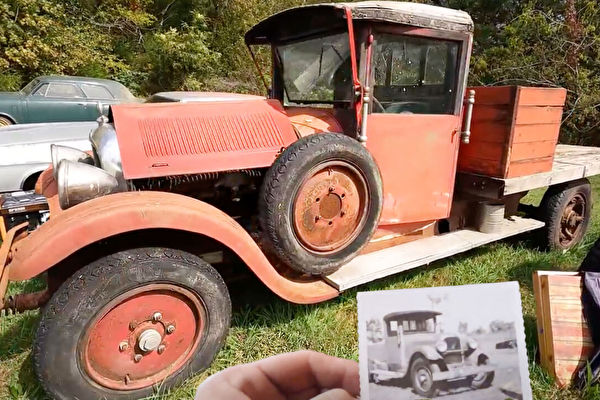 美國男費盡周折 成功啟動具百年歷史的舊卡車