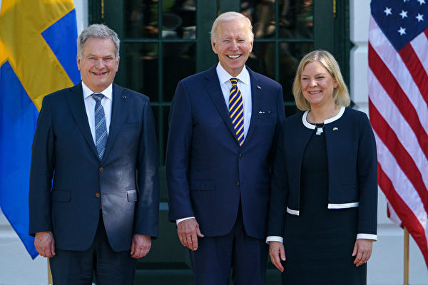 拜登會見瑞典和芬蘭領導人 七國集團對烏增援