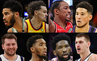 组图：NBA 2021-2022赛季投篮出手数前八球员