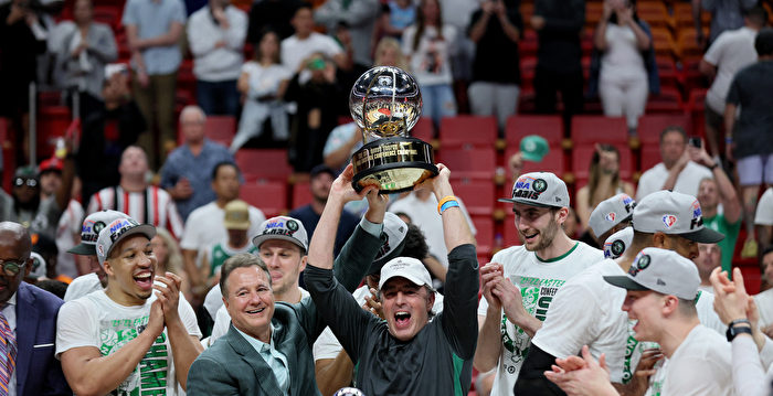 NBA季后赛绿衫军7战夺东区冠军 塔图姆获MVP