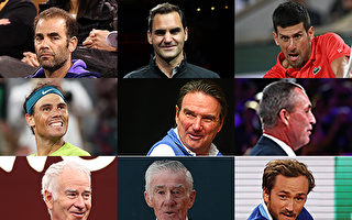 組圖：美網公開賽勝率排名前九位男球員