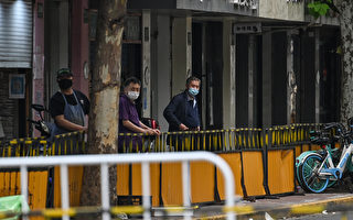 組圖：上海宣布解封不久 靜安區又部分封控