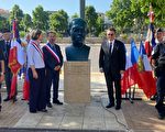 纪念六四义士 法国南部城市为李旺阳竖立雕像