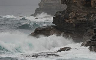 氣象局發警報 新州海岸出現5米巨浪