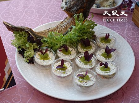 四大金帽奖得主主厨，突破传统料理，运用在地龙虎石班 ，呈现12道创意菜色。 