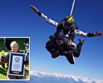 瑞典103岁奶奶创世界纪录 成最年长跳伞者