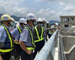 水利署長視察 阿姆坪防淤隧道工程沖淤準備