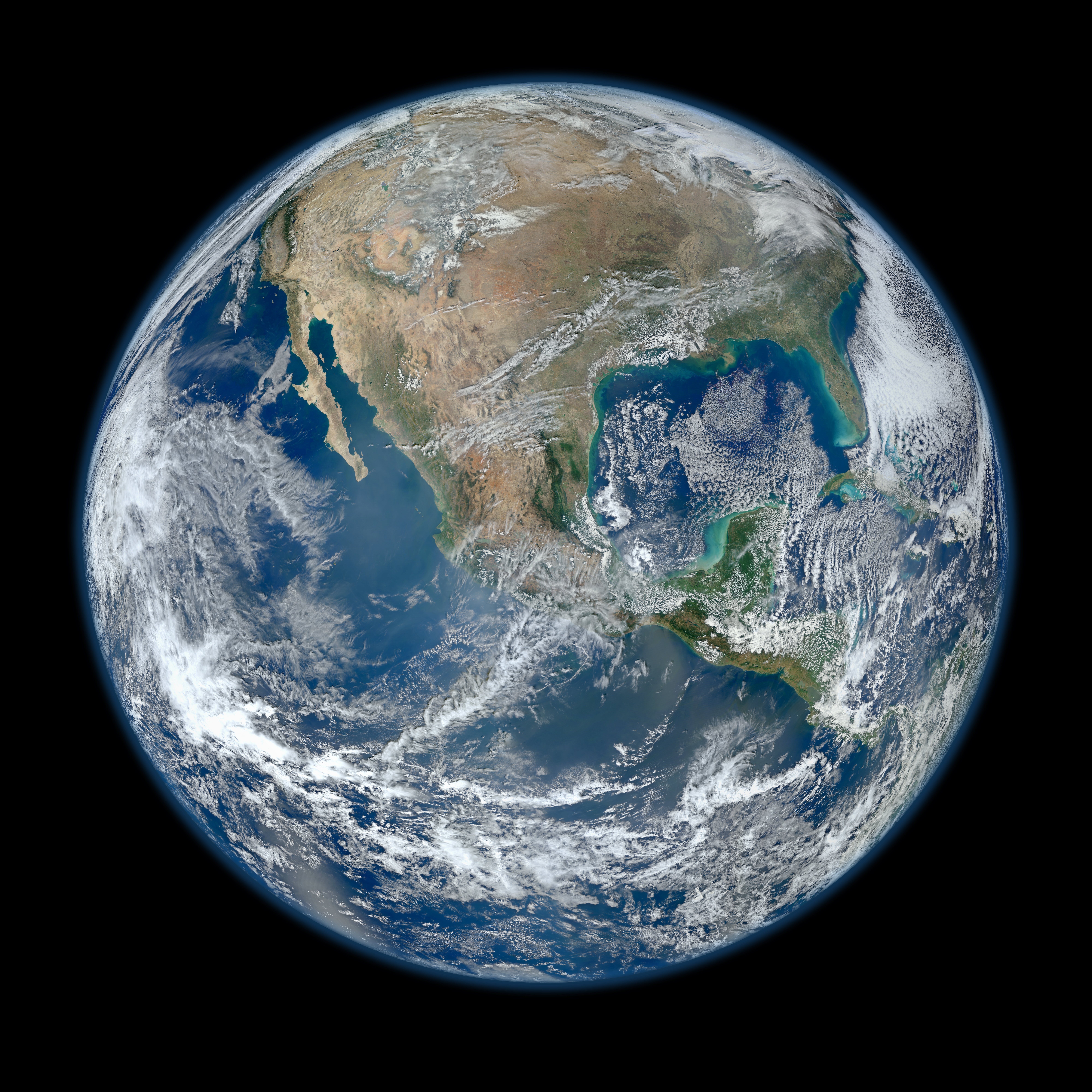 人类的蓝色家园可能曾经存在过其他智慧生命和史前文明。(NASA)