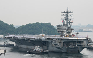 美航母和两栖舰携F-35B在台湾附近作业