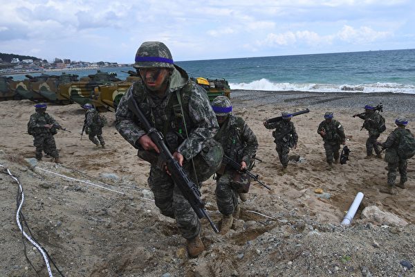 美韩海军陆战队双龙演习或重启 震慑金正恩