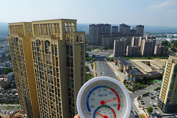 熱成全中國第一 湖北竹山高溫44.6℃創紀錄