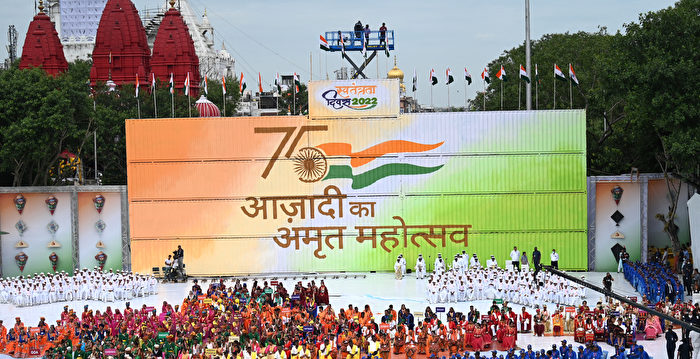 组图：印度举行独立日75周年庆祝活动