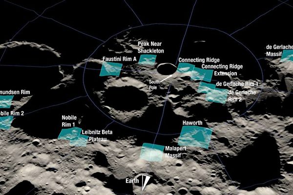 NASA載人登月計劃 著陸候選地點曝光