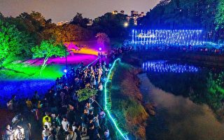 6萬人次湧入北香湖公園 光織影舞開幕