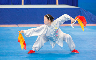 組圖7：新唐人武術大賽女子器械組初賽風采
