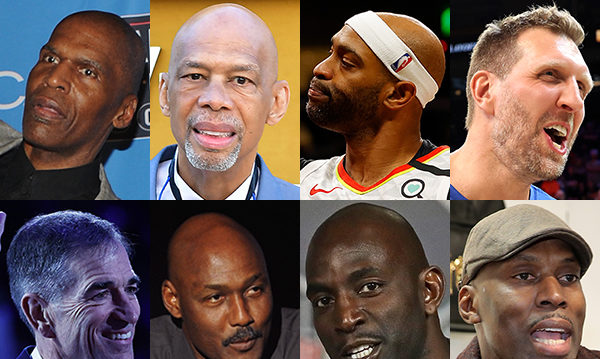 组图：NBA常规赛出场次数排名前八位球员
