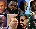 组图：NBA史上 常规赛得分排名前八位球员