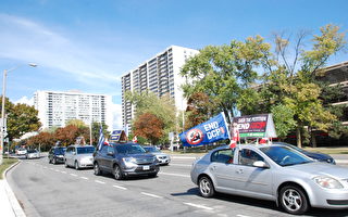 加拿大「打倒中共惡魔車遊」跨越150城鎮