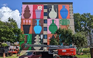 国际墙画家蒙特利尔公寓楼绘新作
