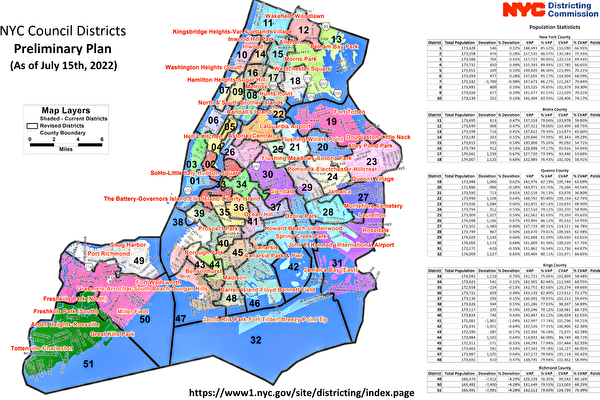 纽约市议会选区重划修订案 争议多获修改